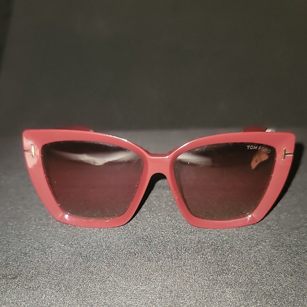 Tom Ford Red Cat-Eye Sunglasses